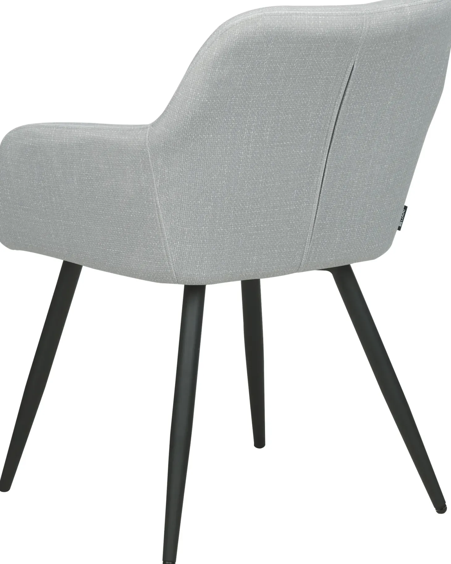 Sæt med 2 spisebordsstole CASMALIA Velour Lysegrå