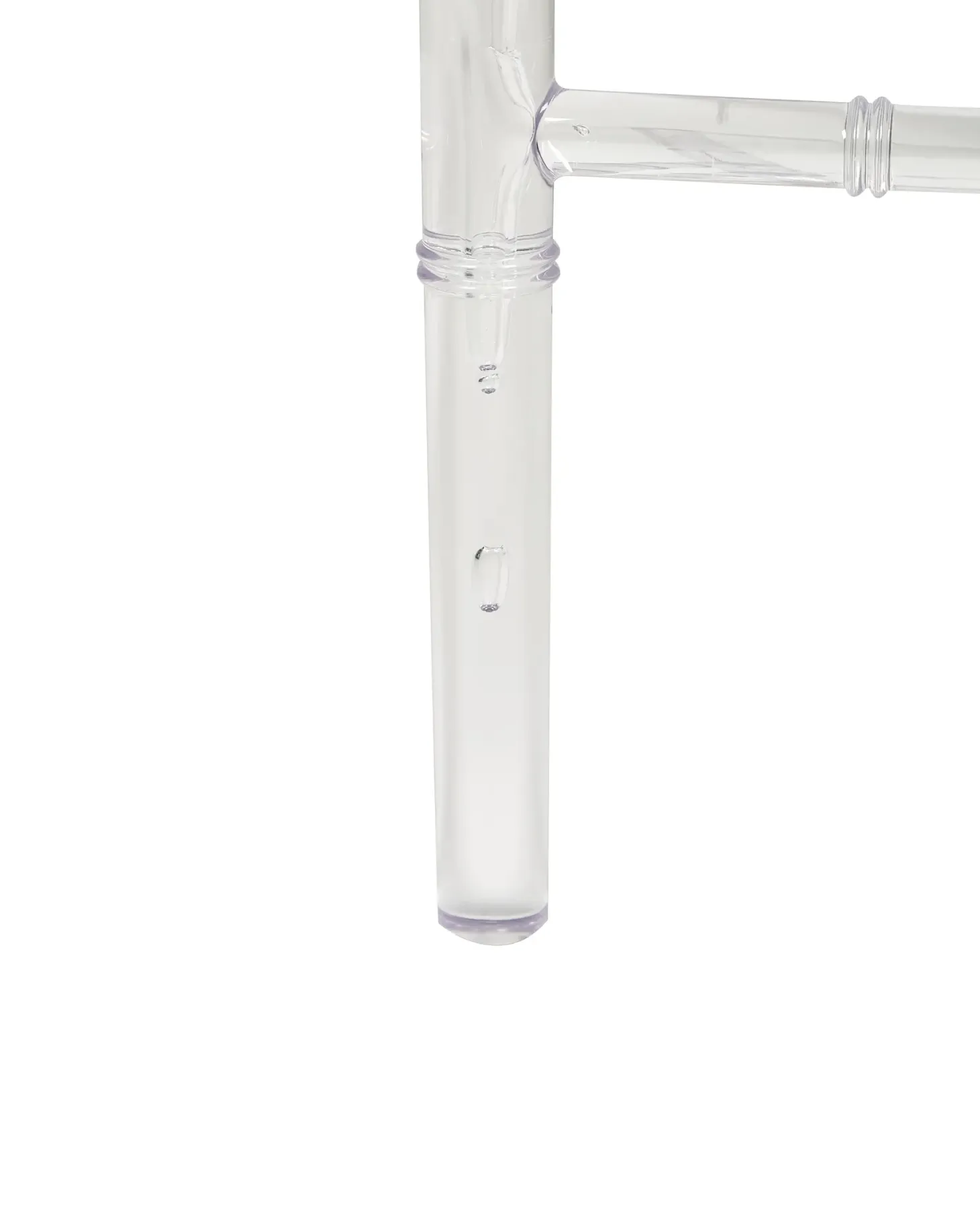 Sæt med 2 spisebordsstole CLARION Transparent