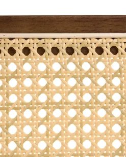 Sæt med 2 spisebordsstole CORDOVA Rattan Brun