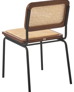 Sæt med 2 spisebordsstole CORVALLIS PE-rattan Brun