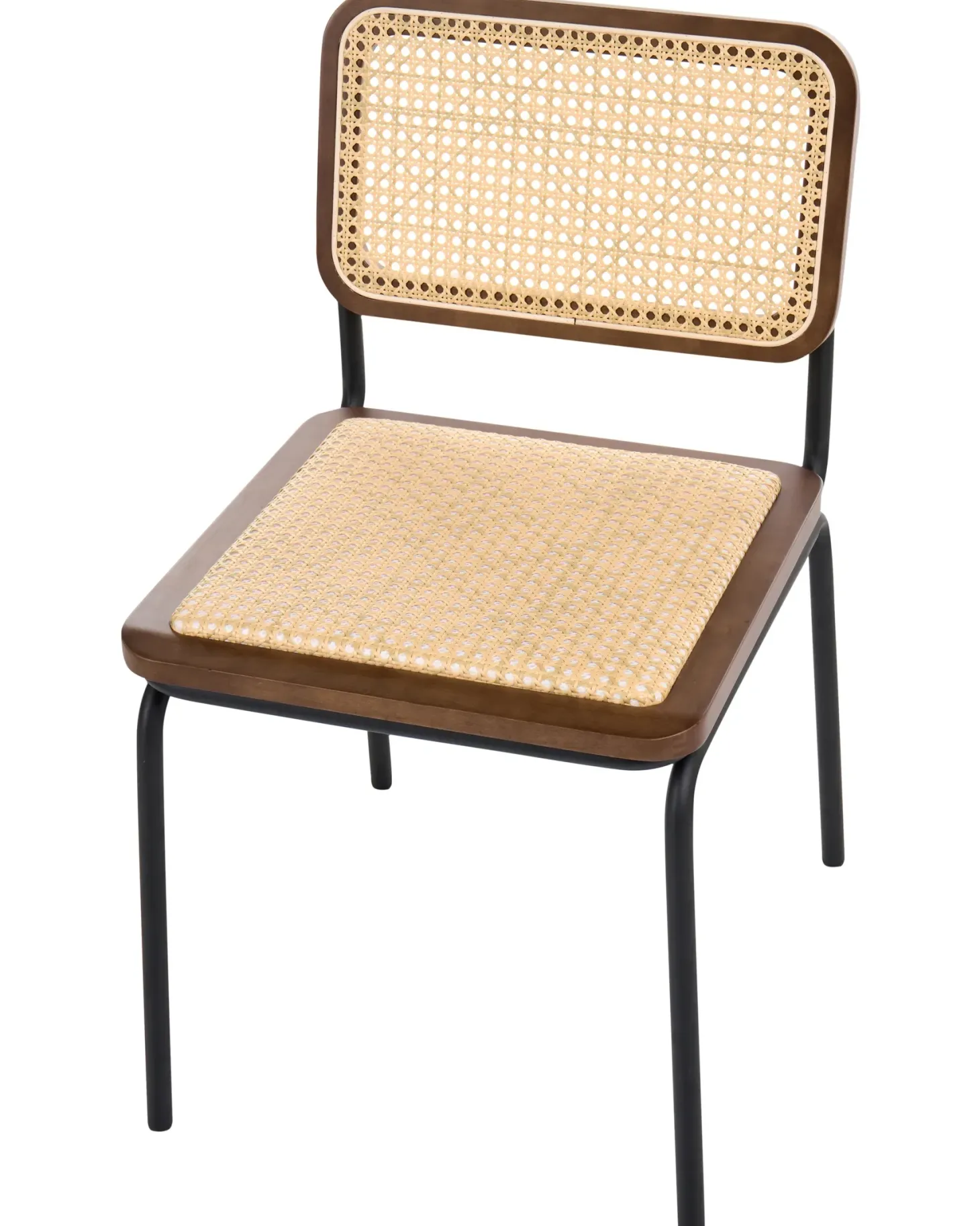 Sæt med 2 spisebordsstole CORVALLIS PE-rattan Brun