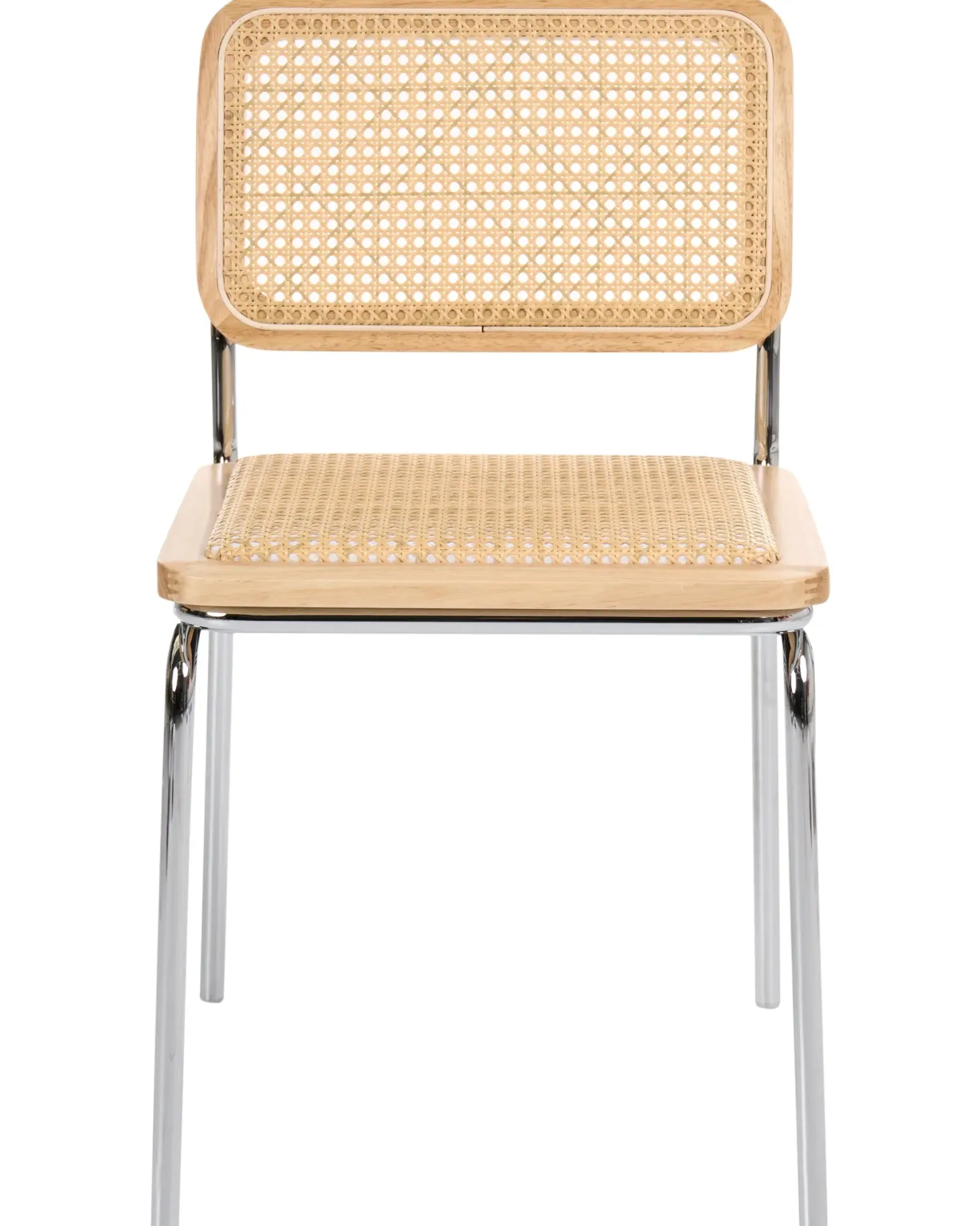 Sæt med 2 spisebordsstole CORVALLIS PE-rattan Lysebrun