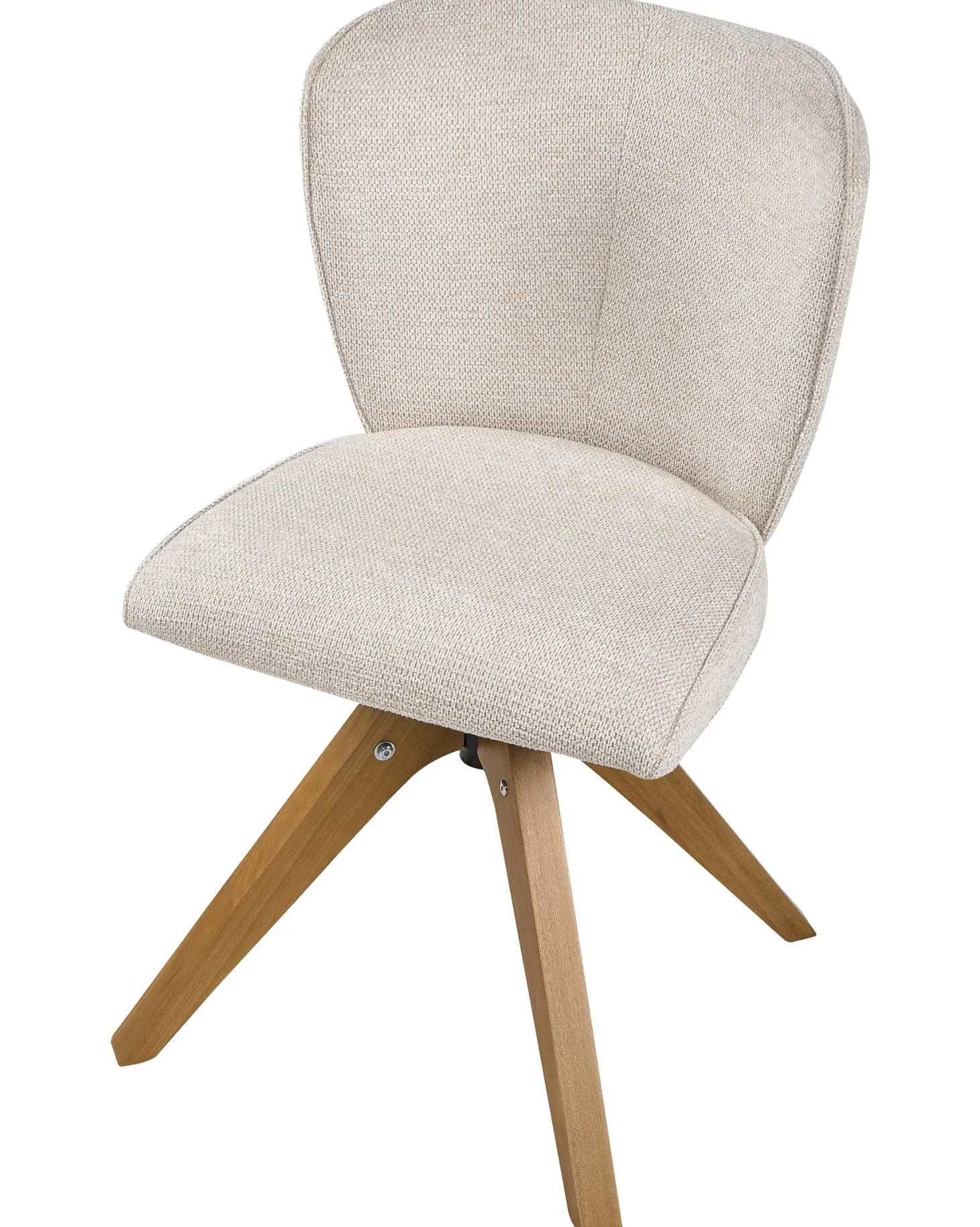Sæt med 2 spisebordsstole COSO Lys Beige