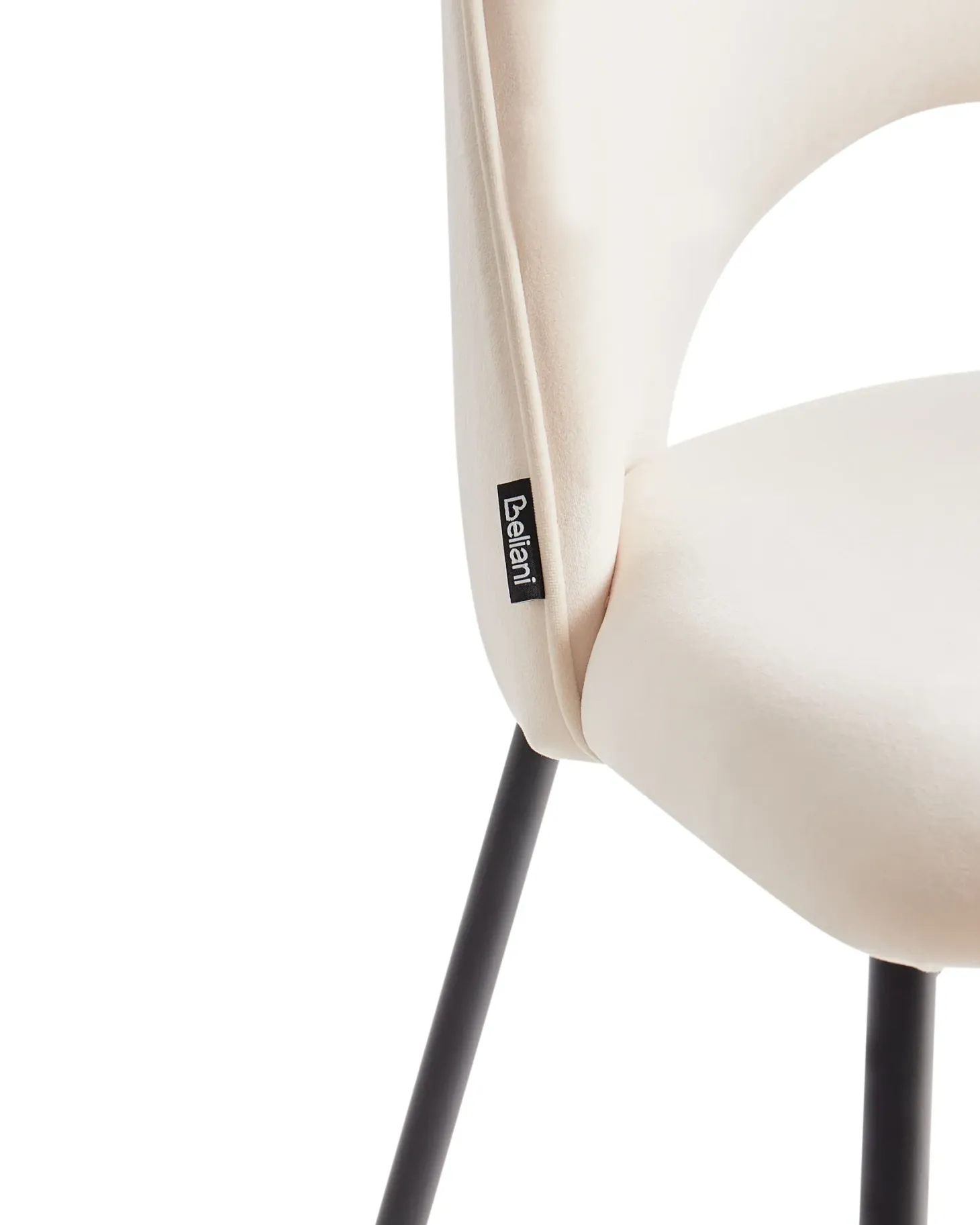 Sæt med 2 spisebordsstole COVELO Lys Beige