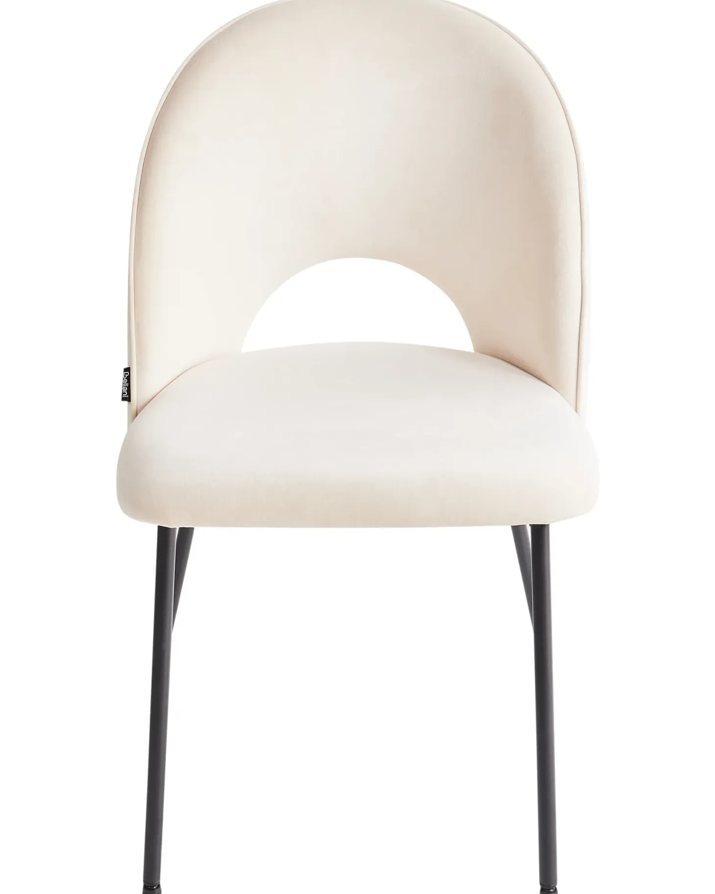 Sæt med 2 spisebordsstole COVELO Lys Beige