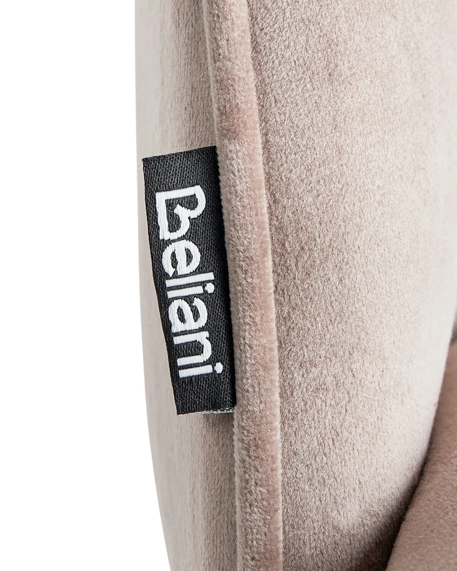 Sæt med 2 spisebordsstole COVELO Velour Brungrå