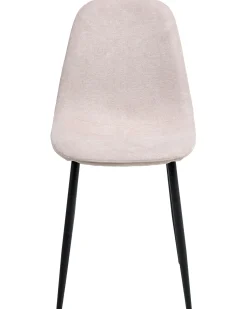 Sæt med 4 spisebordsstole CRANDALL Beige