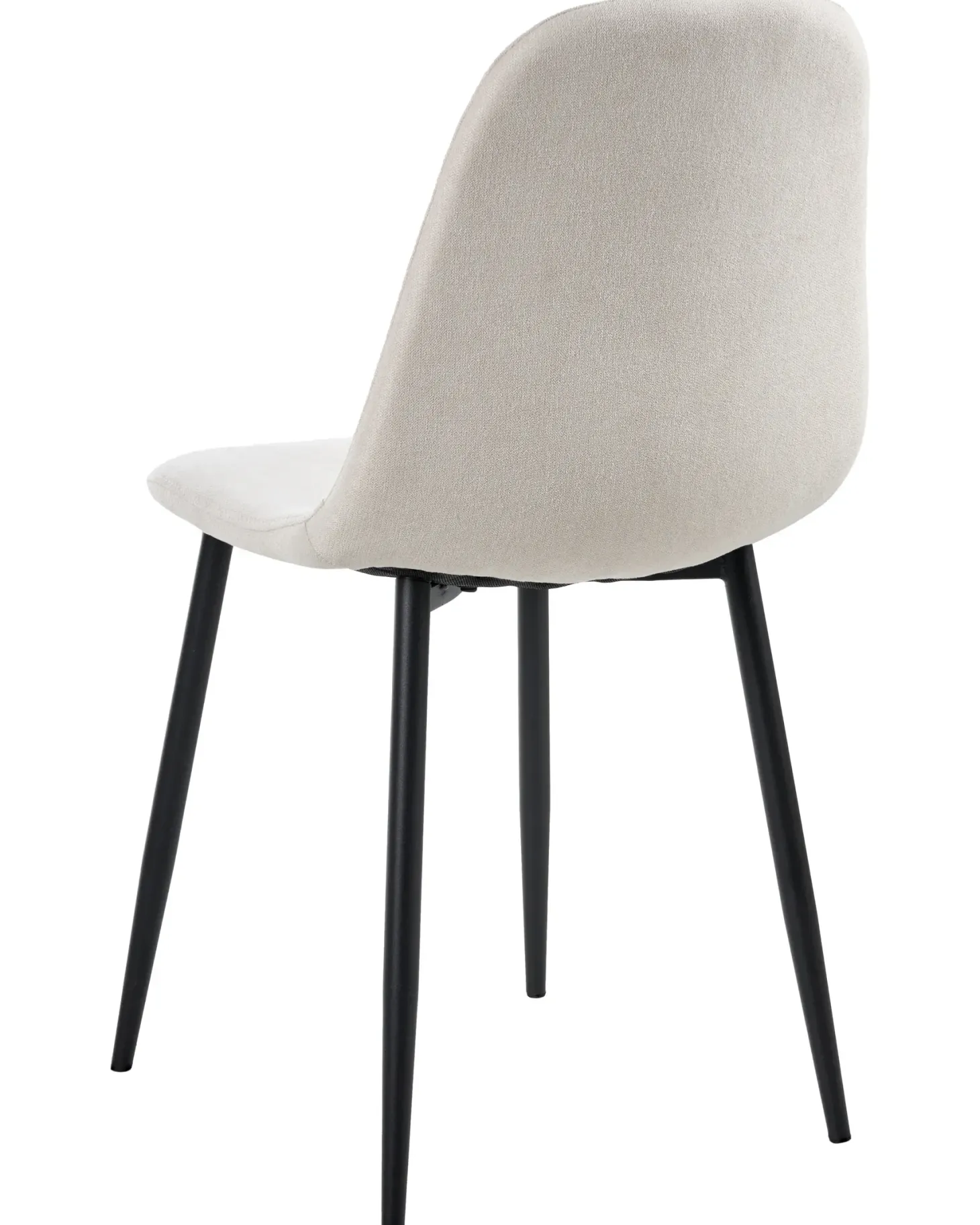 Sæt med 4 spisebordsstole CRANDALL Lys Beige