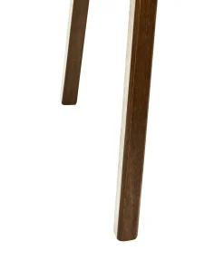 Sæt med 2 spisebordsstole CYNTHIANA Træ Brun/lys beige