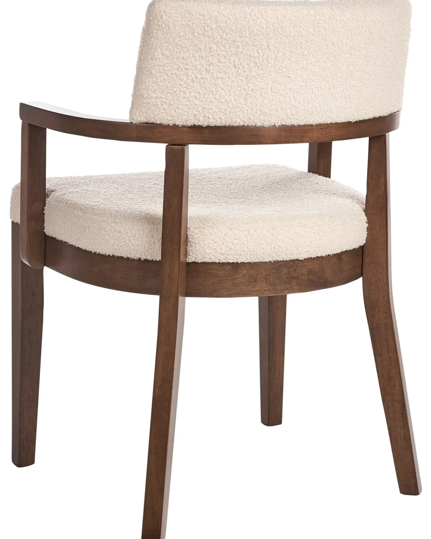 Sæt med 2 spisebordsstole DALBO Boucle Brun/lys beige