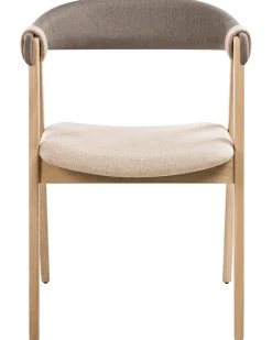 Sæt med 2 spisebordsstole DAY Lysebrun/taupe