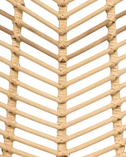 Sæt med 2 spisebordsstole DILLEY Rattan Naturlig