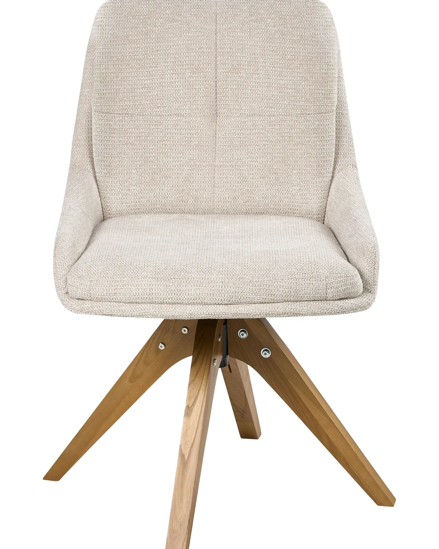 Sæt med 2 spisebordsstole DORRIS Lys Beige