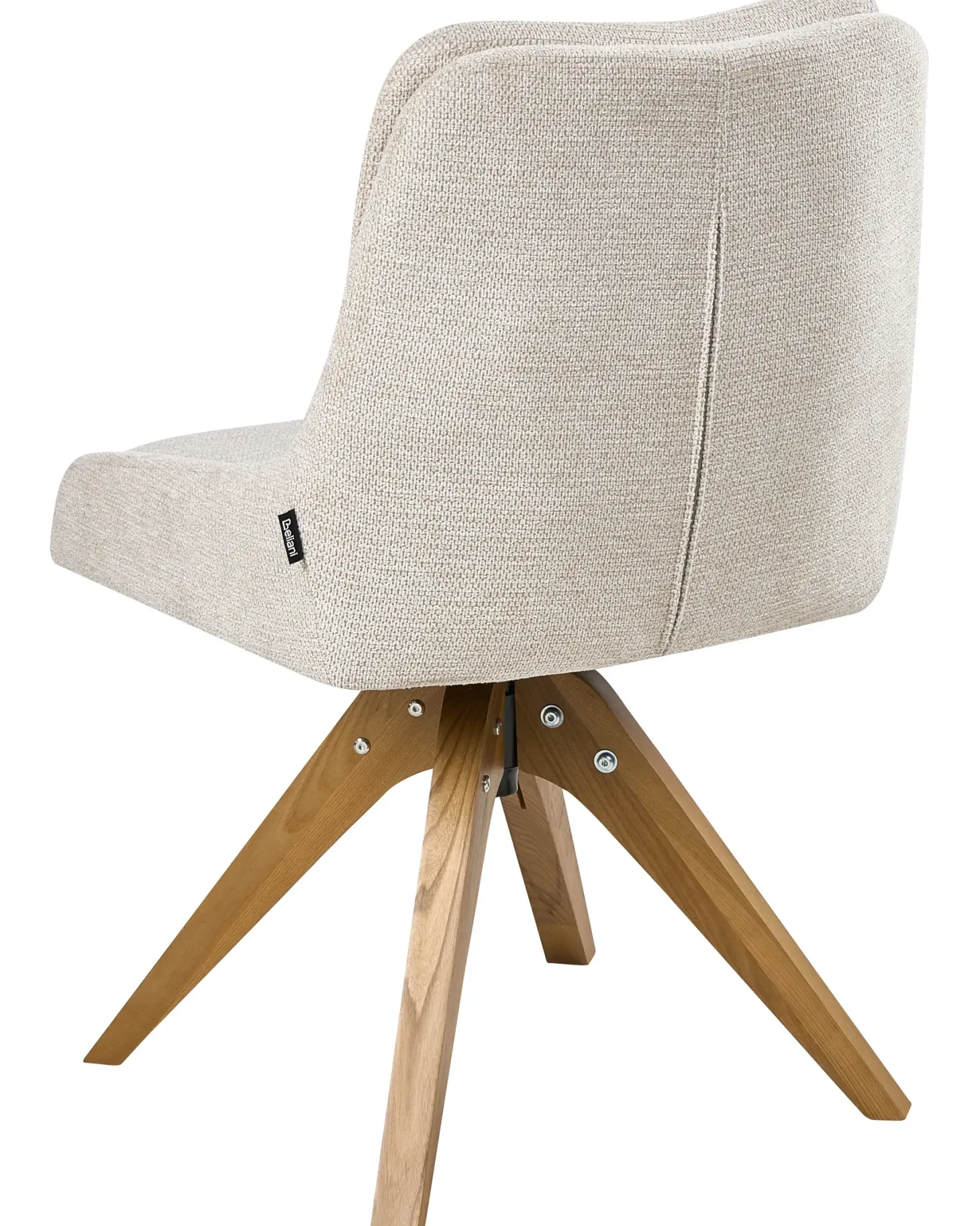 Sæt med 2 spisebordsstole DORRIS Lys Beige