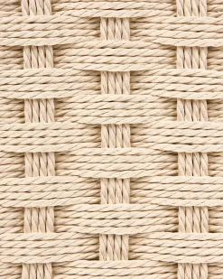 Sæt med 2 spisebordsstole EAGAN Træ Lysebrun/beige