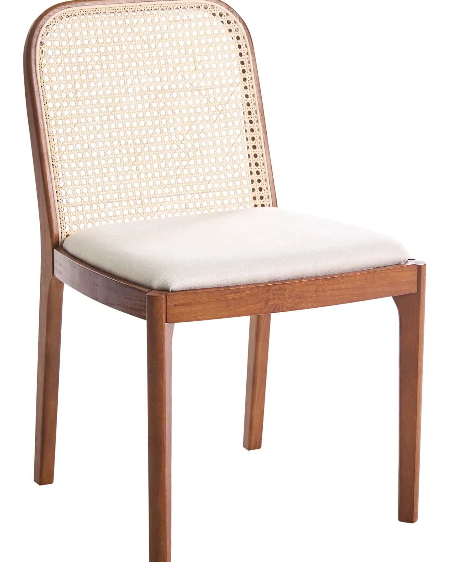Sæt med 2 spisebordsstole EDINA Brun/beige