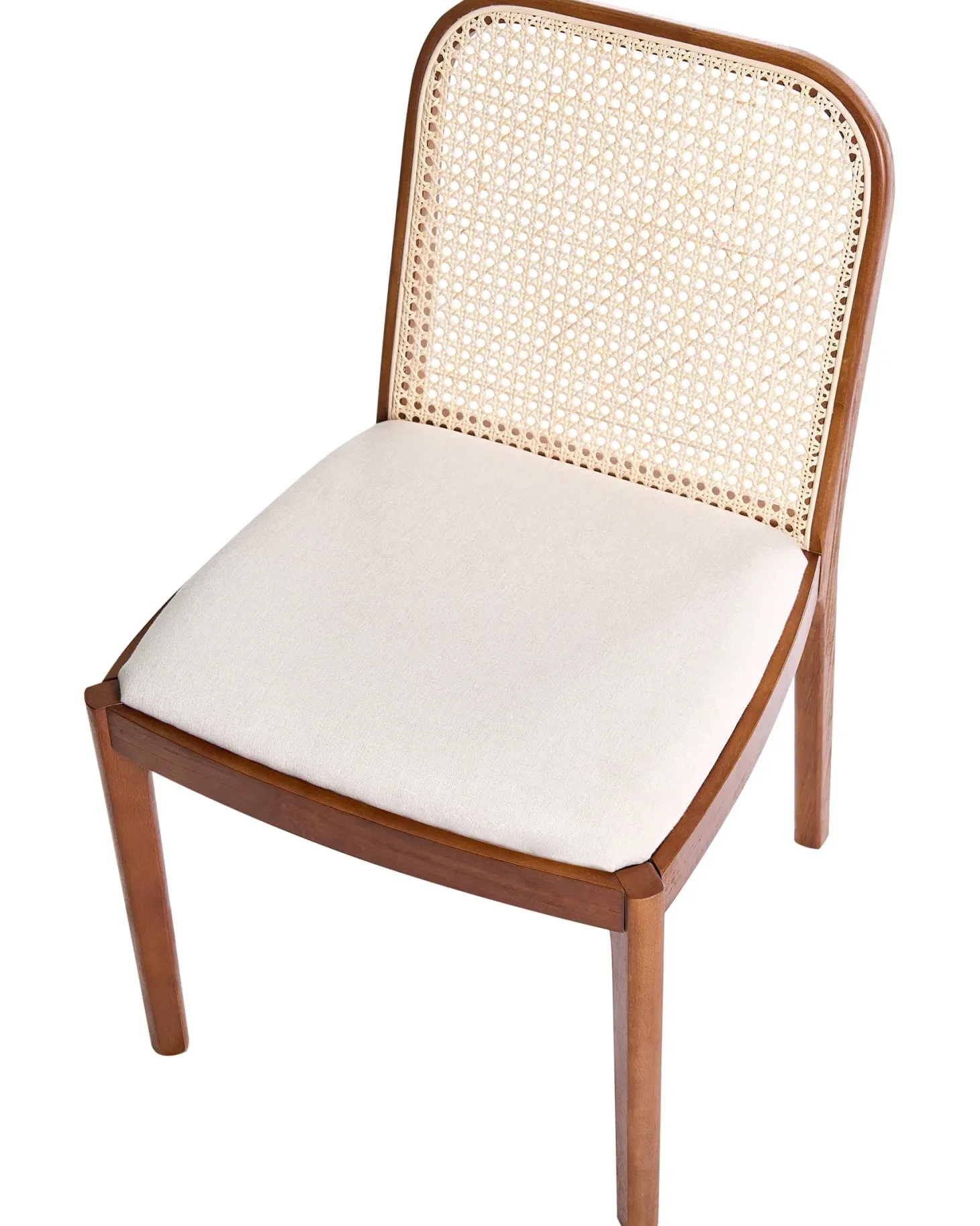 Sæt med 2 spisebordsstole EDINA Brun/beige