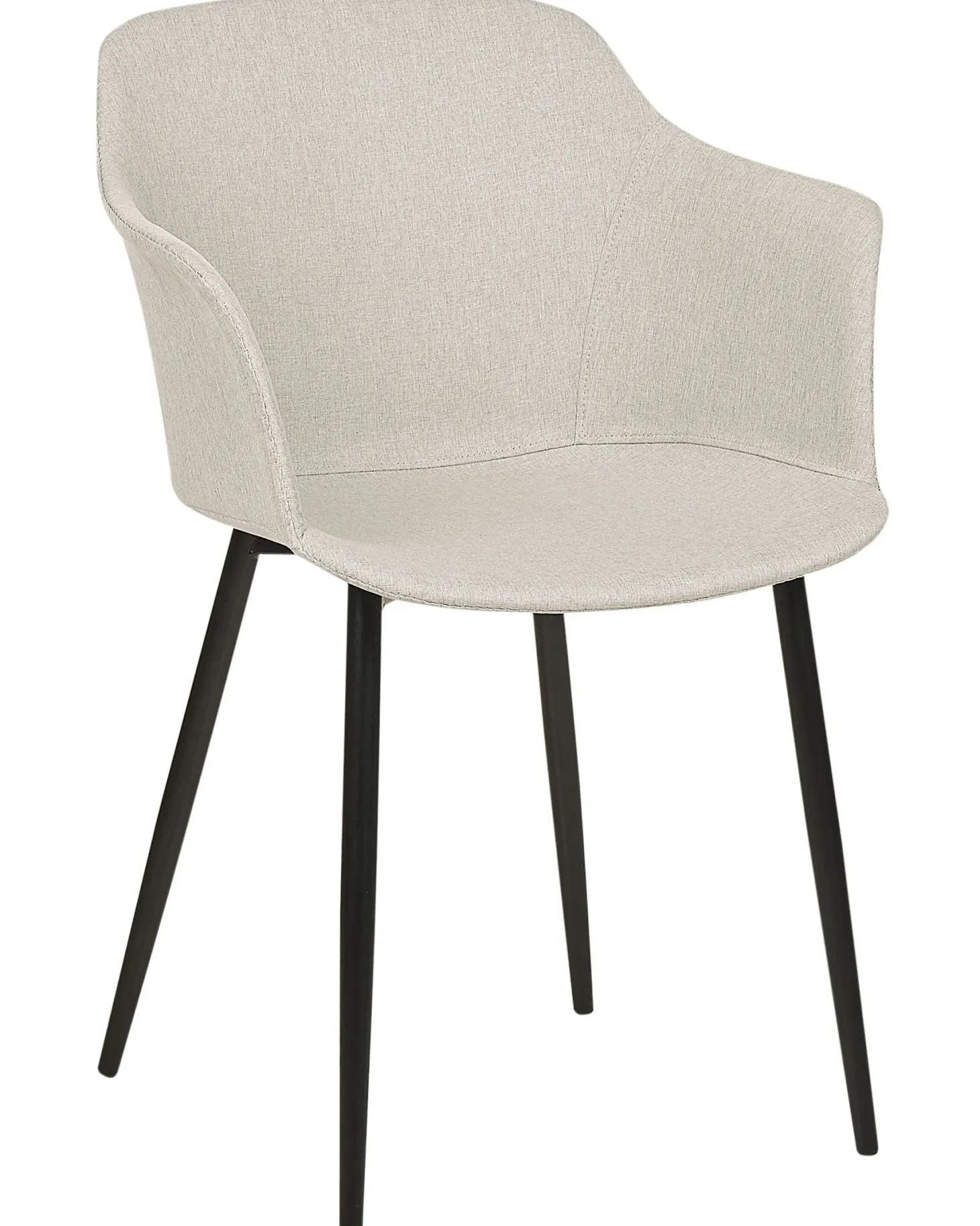 Sæt med 2 spisebordsstole ELIM Lys Beige