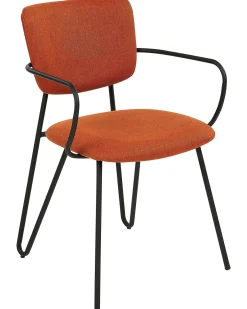 Sæt med 2 spisebordsstole ELKO Orange