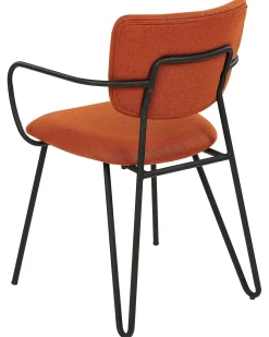 Sæt med 2 spisebordsstole ELKO Orange