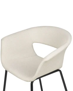 Sæt med 2 spisebordsstole ELMA Lys Beige