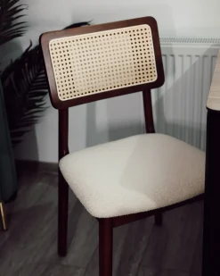 Sæt med 2 spisebordsstole EMBAR Træ Brun