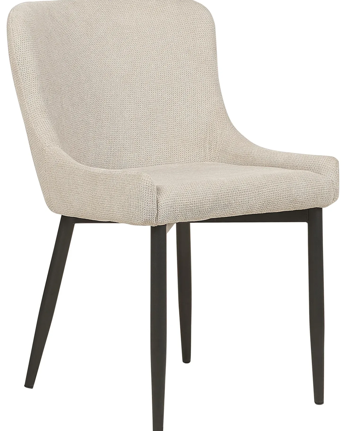 Sæt med 2 spisebordsstole EVERLY Lys Beige