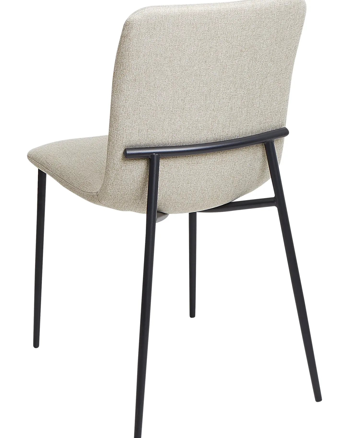 Sæt med 4 spisebordsstole GLENDIVE Lys Beige