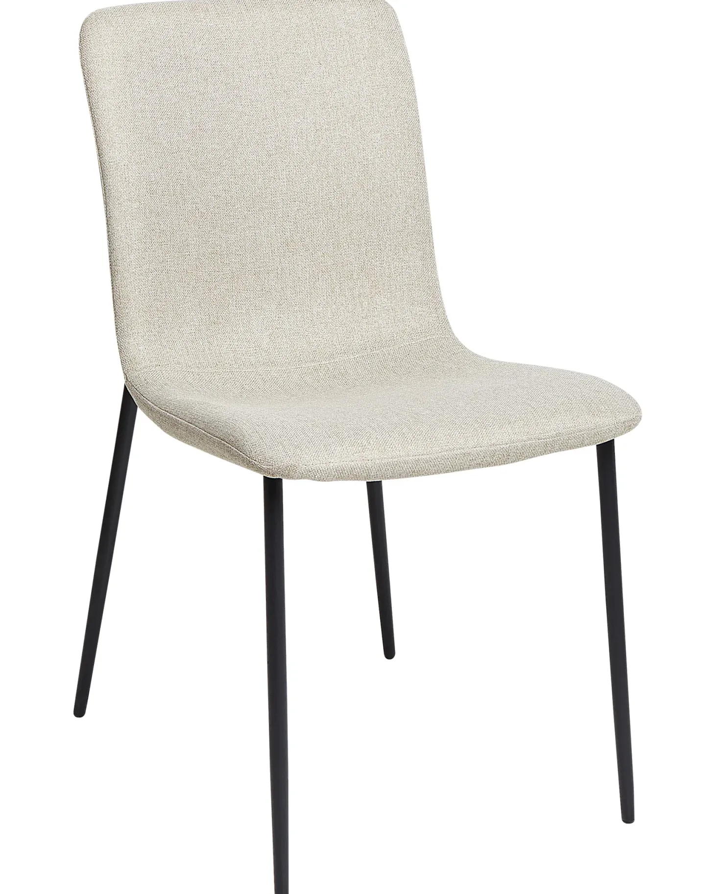 Sæt med 4 spisebordsstole GLENDIVE Lys Beige