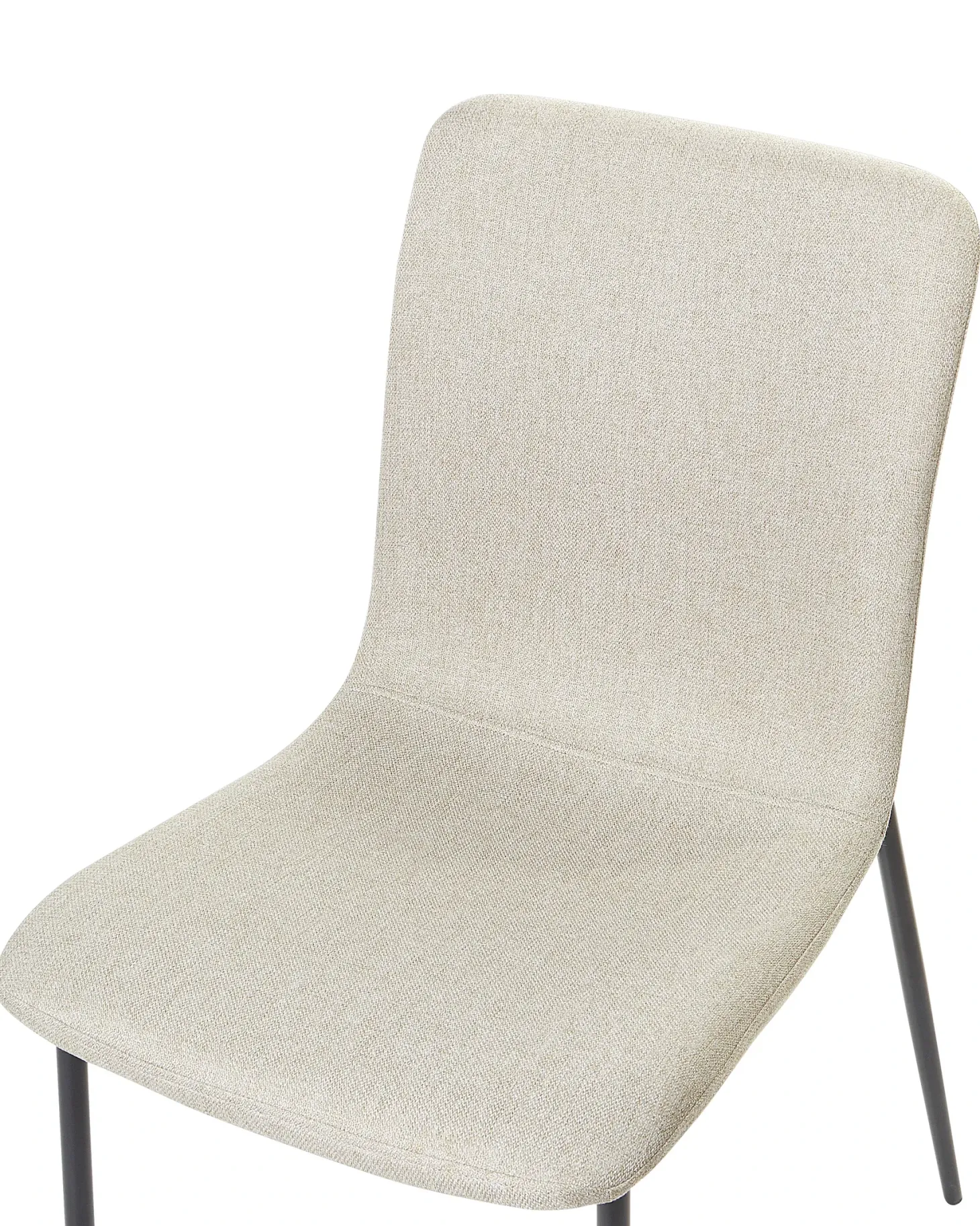 Sæt med 4 spisebordsstole GLENDIVE Lys Beige