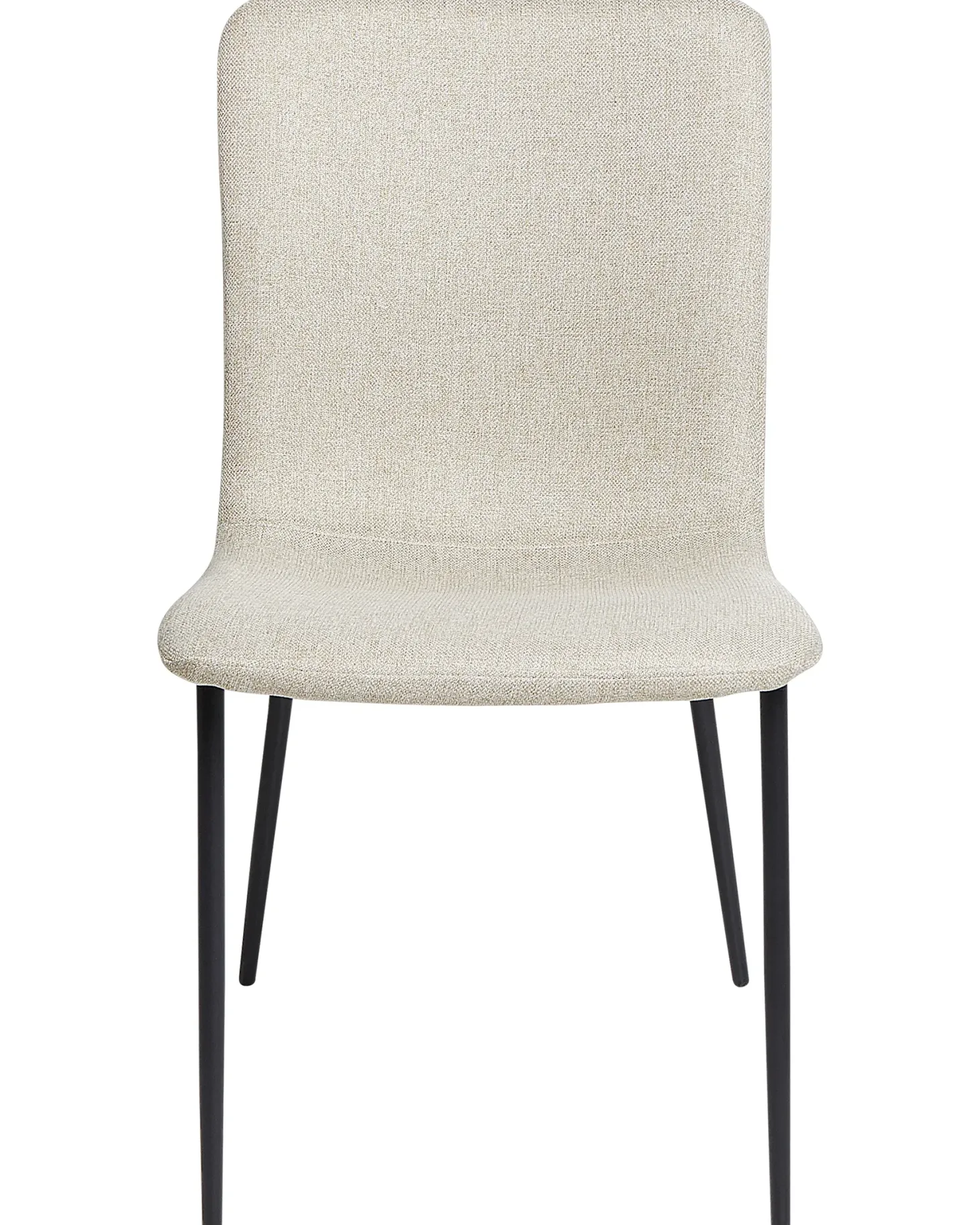 Sæt med 4 spisebordsstole GLENDIVE Lys Beige