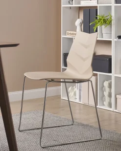 Sæt med 4 spisebordsstole HARTLEY Beige