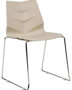 Sæt med 4 spisebordsstole HARTLEY Beige