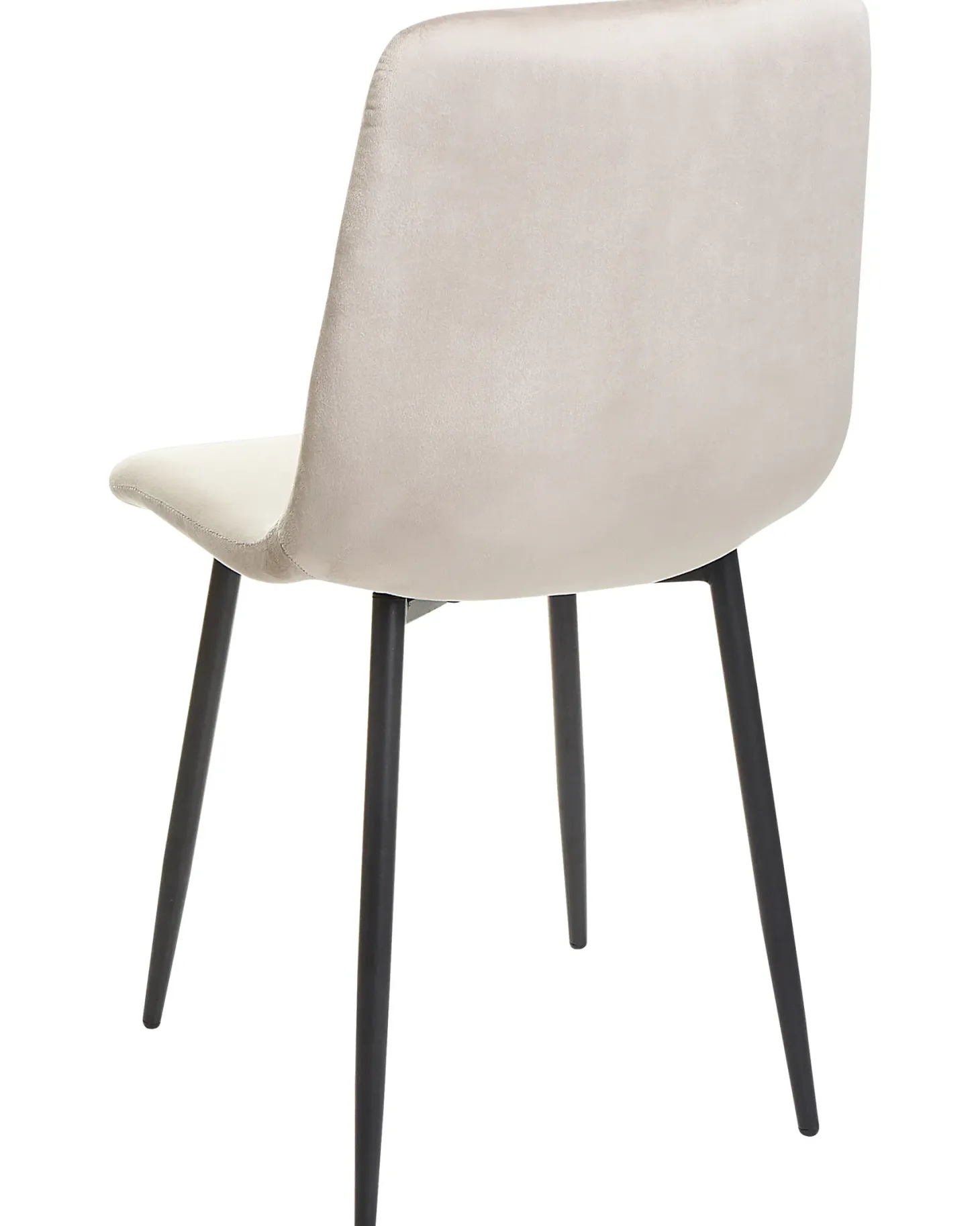 Sæt med 4 spisebordsstole HAVRE Velour Beige