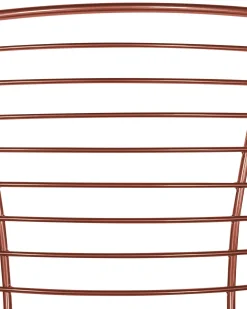 Sæt med 2 spisebordsstole HOBACK Metal Kobber