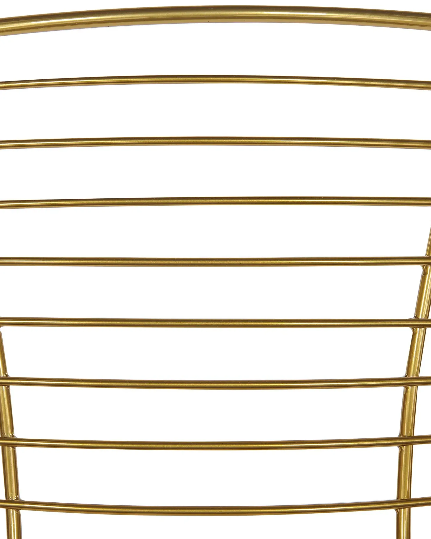 Sæt med 2 spisebordsstole HOBACK Metal Guld