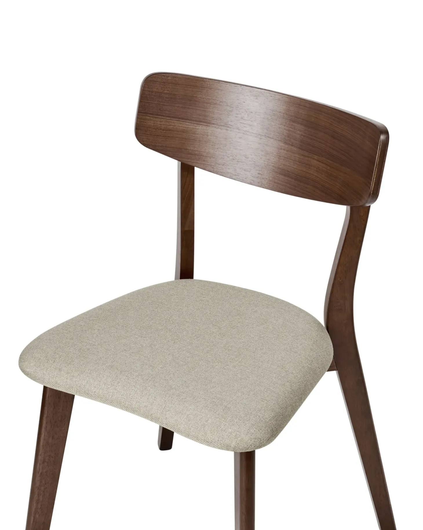 Sæt med 2 spisebordsstole HOLLY Træ Brun/beige