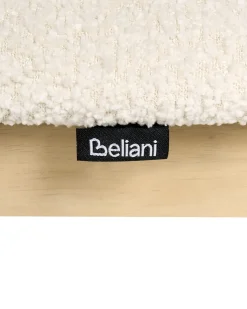 Sæt med 2 spisebordsstole ISLE Træ Lysebrun/beige