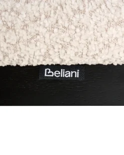 Sæt med 2 spisebordsstole ISLE Træ Sort/beige