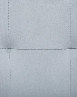 Sæt med 2 spisebordsstole JASMIN Velour Lysegrå