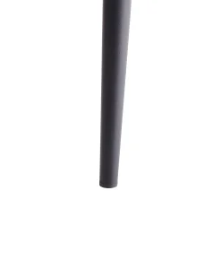 Sæt med 2 spisebordsstole JASMIN Velour Brungrå
