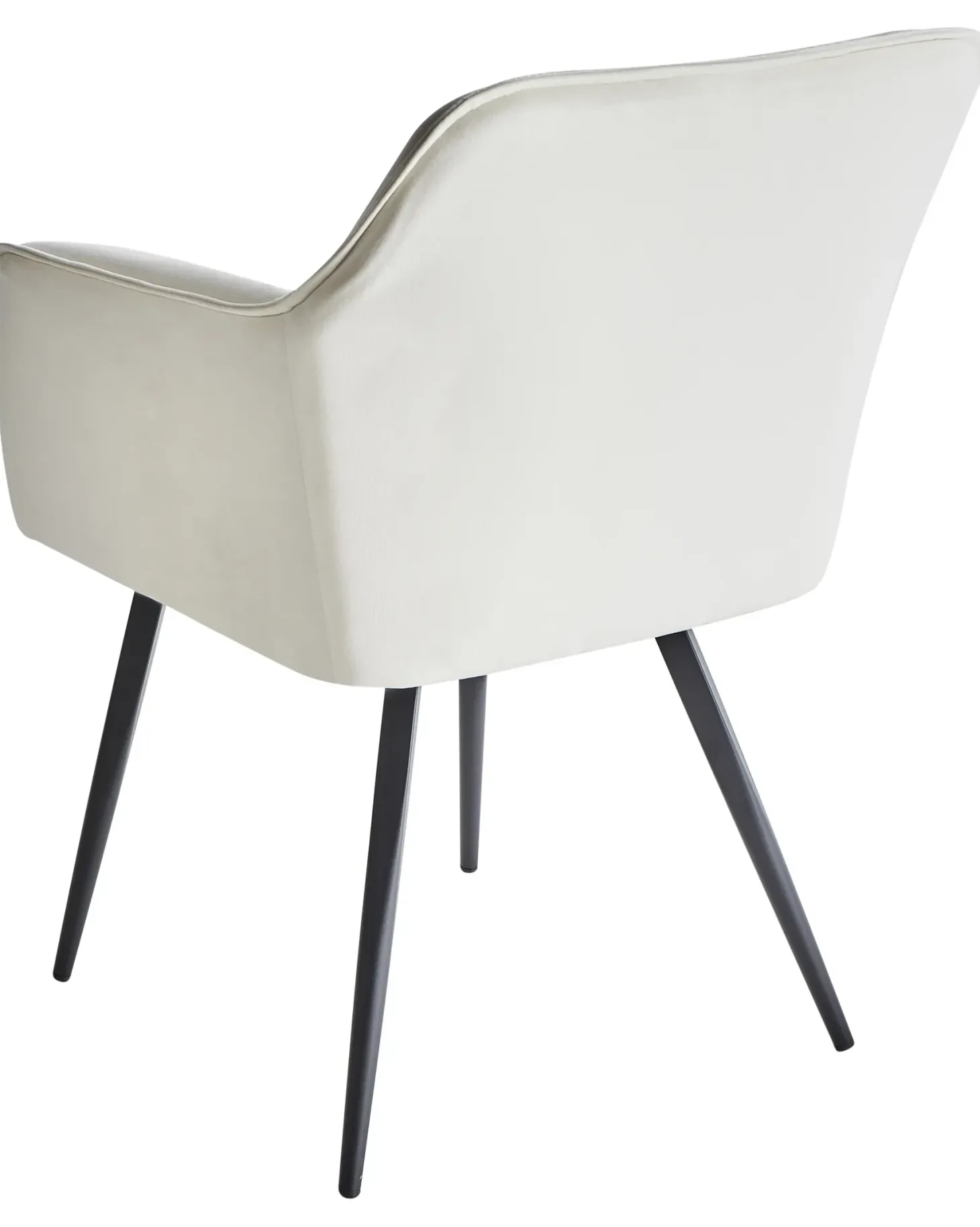 Sæt med 2 spisebordsstole JASMIN Velour Lys Beige