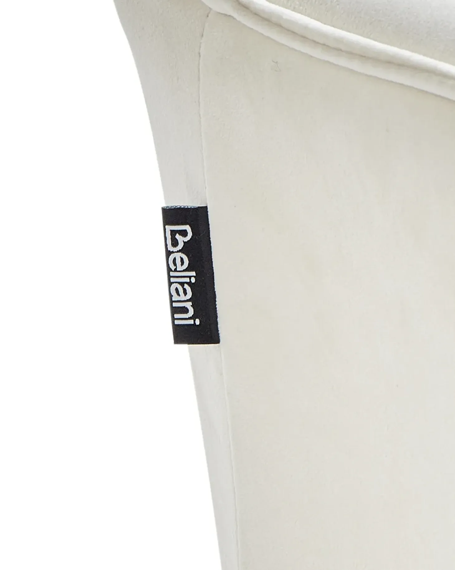 Sæt med 2 spisebordsstole JASMIN Velour Lys Beige