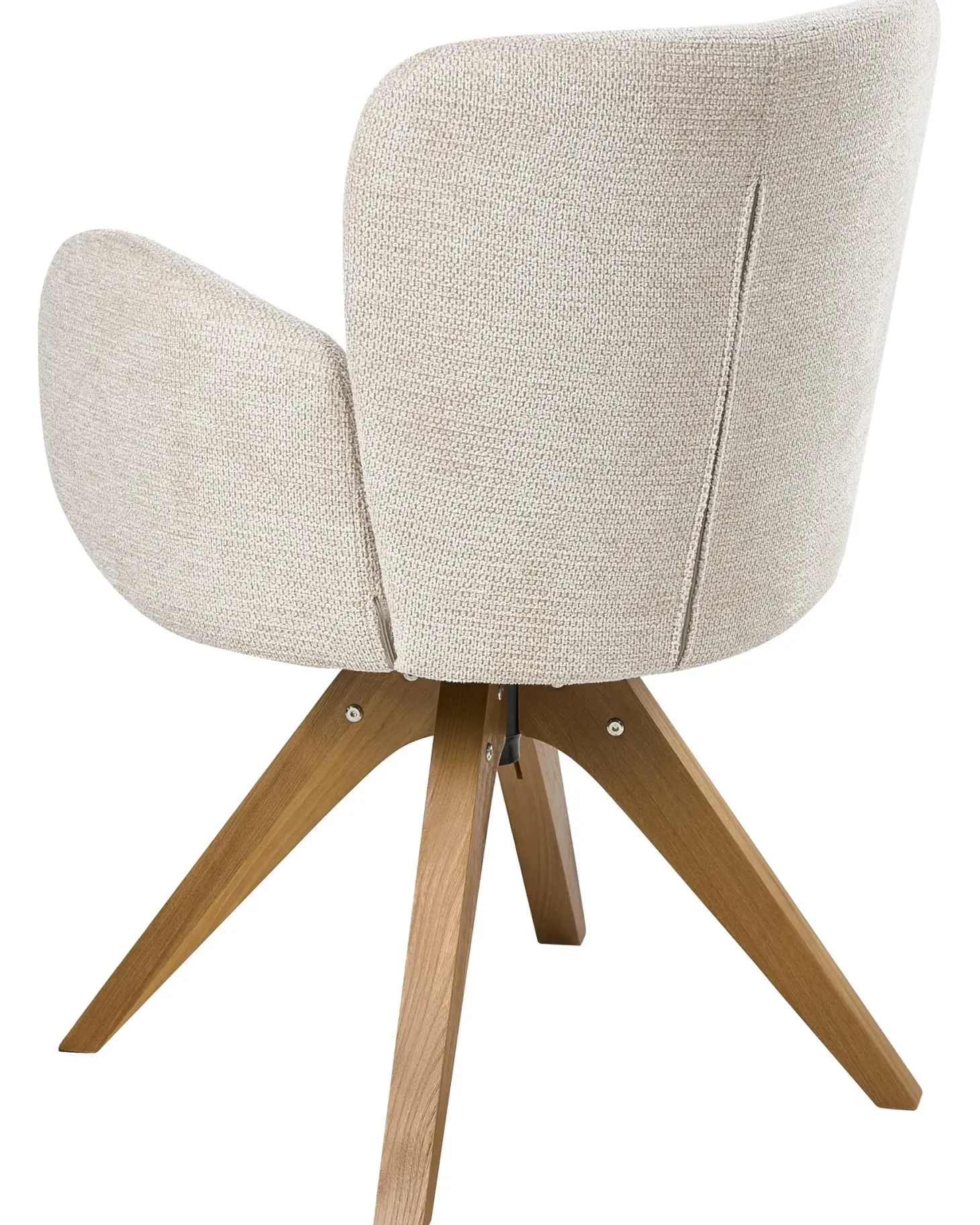 Sæt med 2 spisebordsstole JEAN Lys Beige