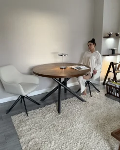 Sæt med 2 spisebordsstole JODAR Lys Beige