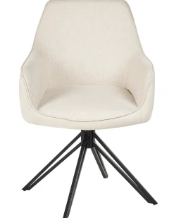 Sæt med 2 spisebordsstole JODAR Lys Beige
