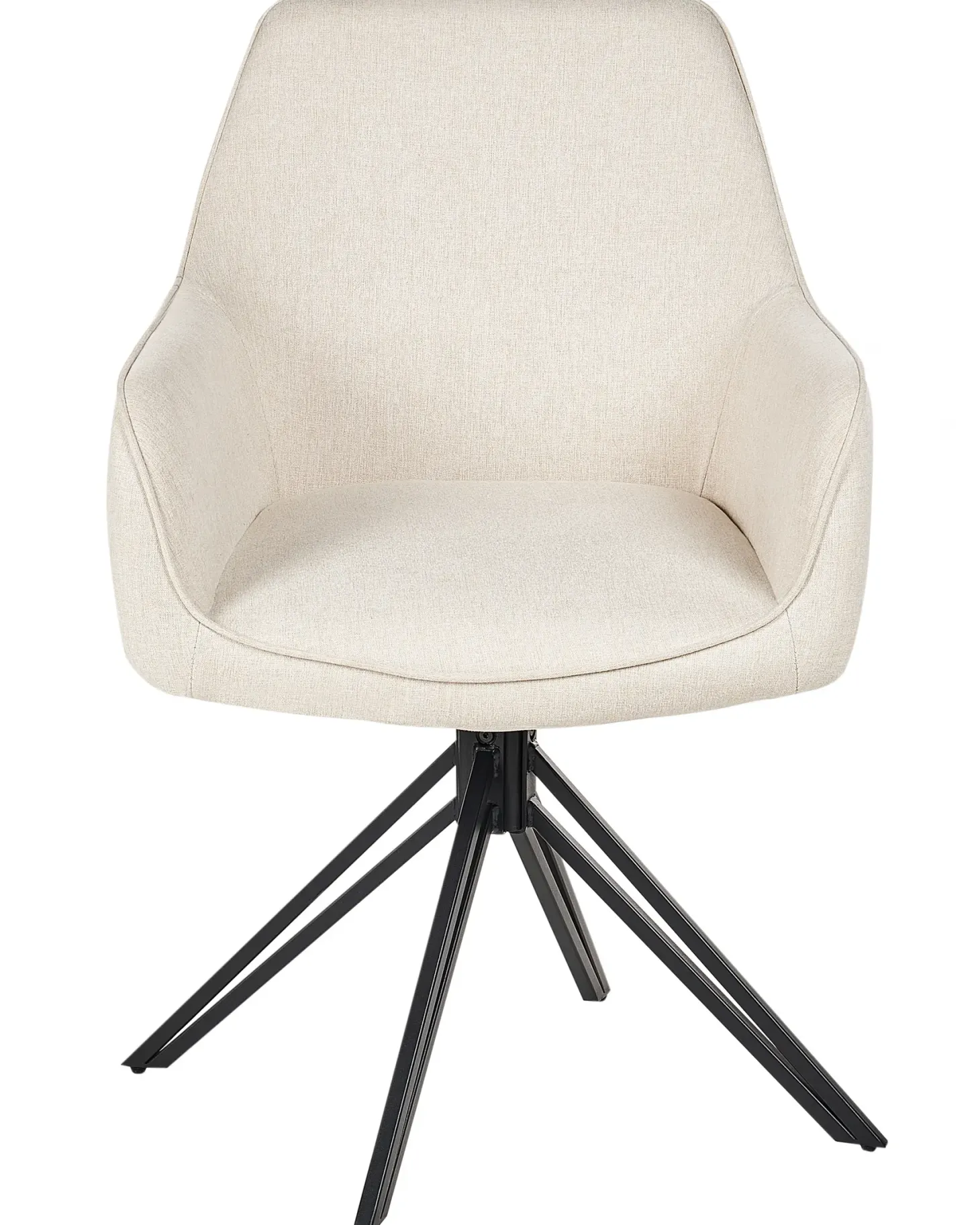 Sæt med 2 spisebordsstole JODAR Lys Beige