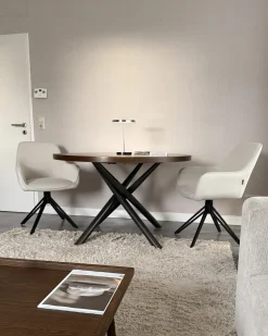Sæt med 2 spisebordsstole JODAR Lys Beige