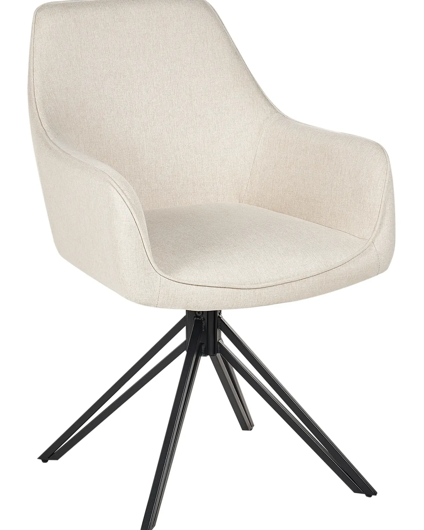 Sæt med 2 spisebordsstole JODAR Lys Beige