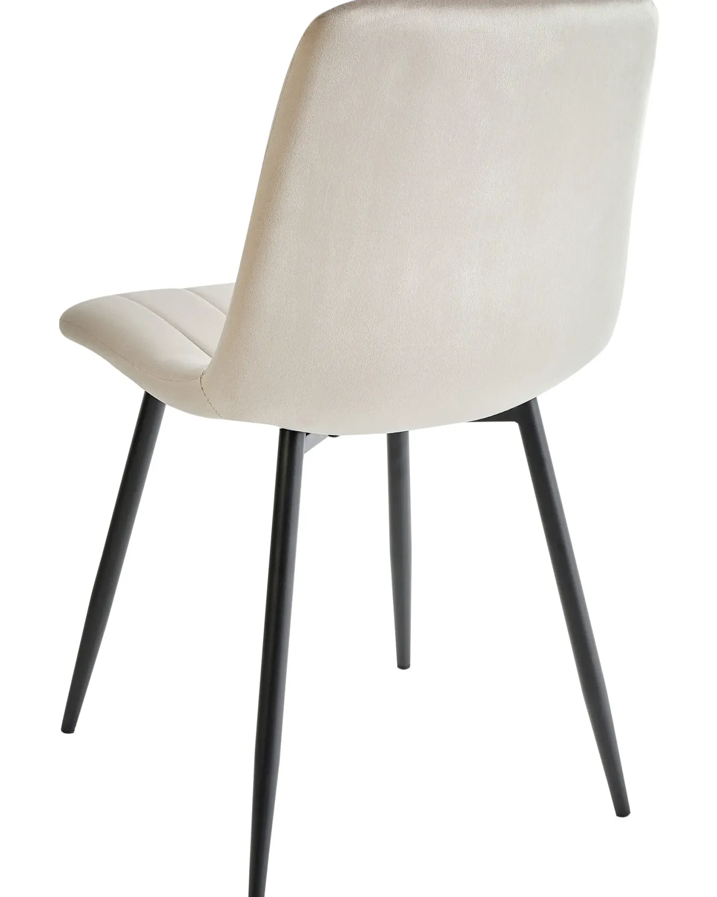 Sæt med 4 spisebordsstole KALISPELL Velour Beige